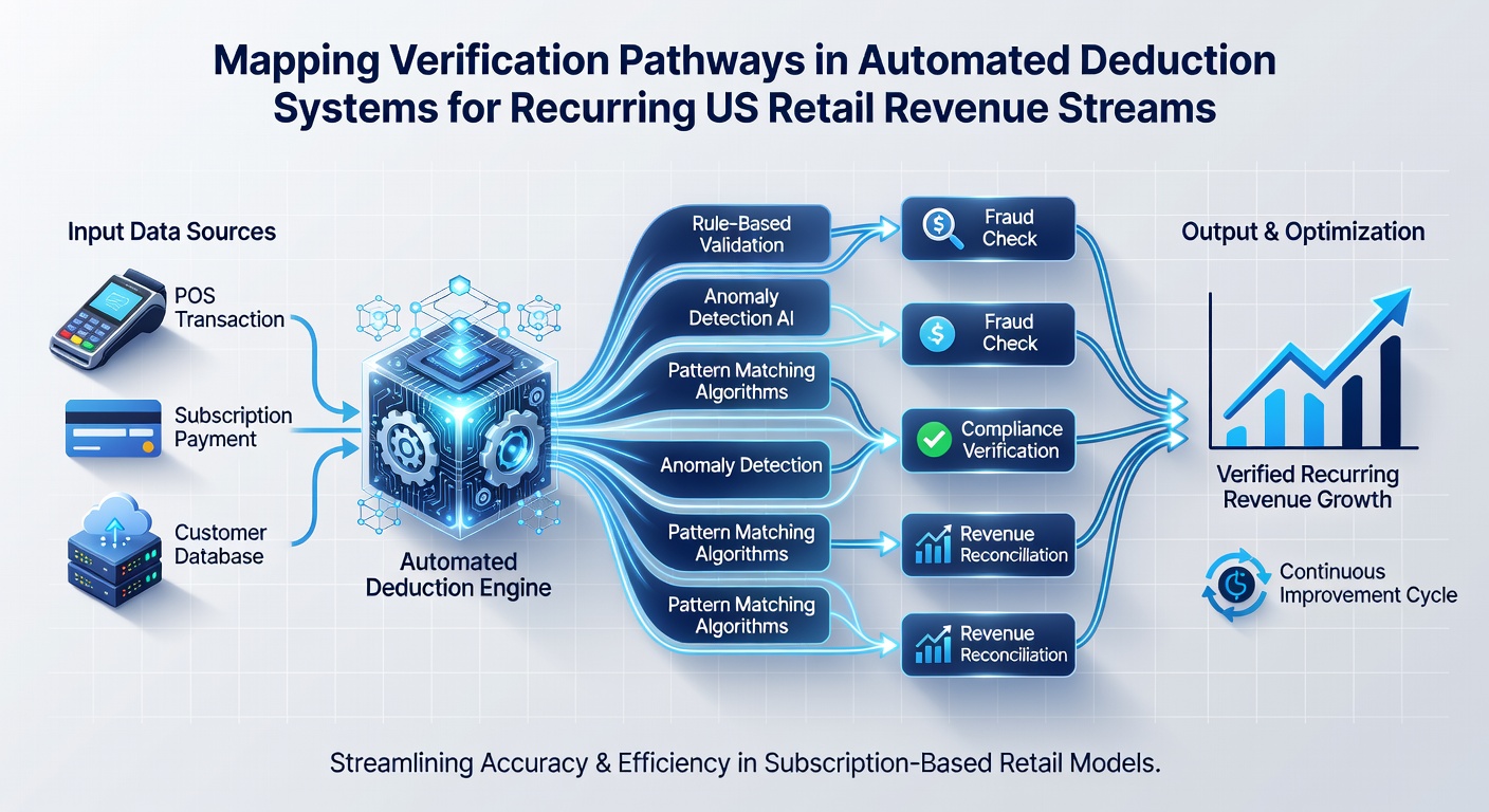 Flowchart illustrating technical mapping of verification nodes in deduction automation
