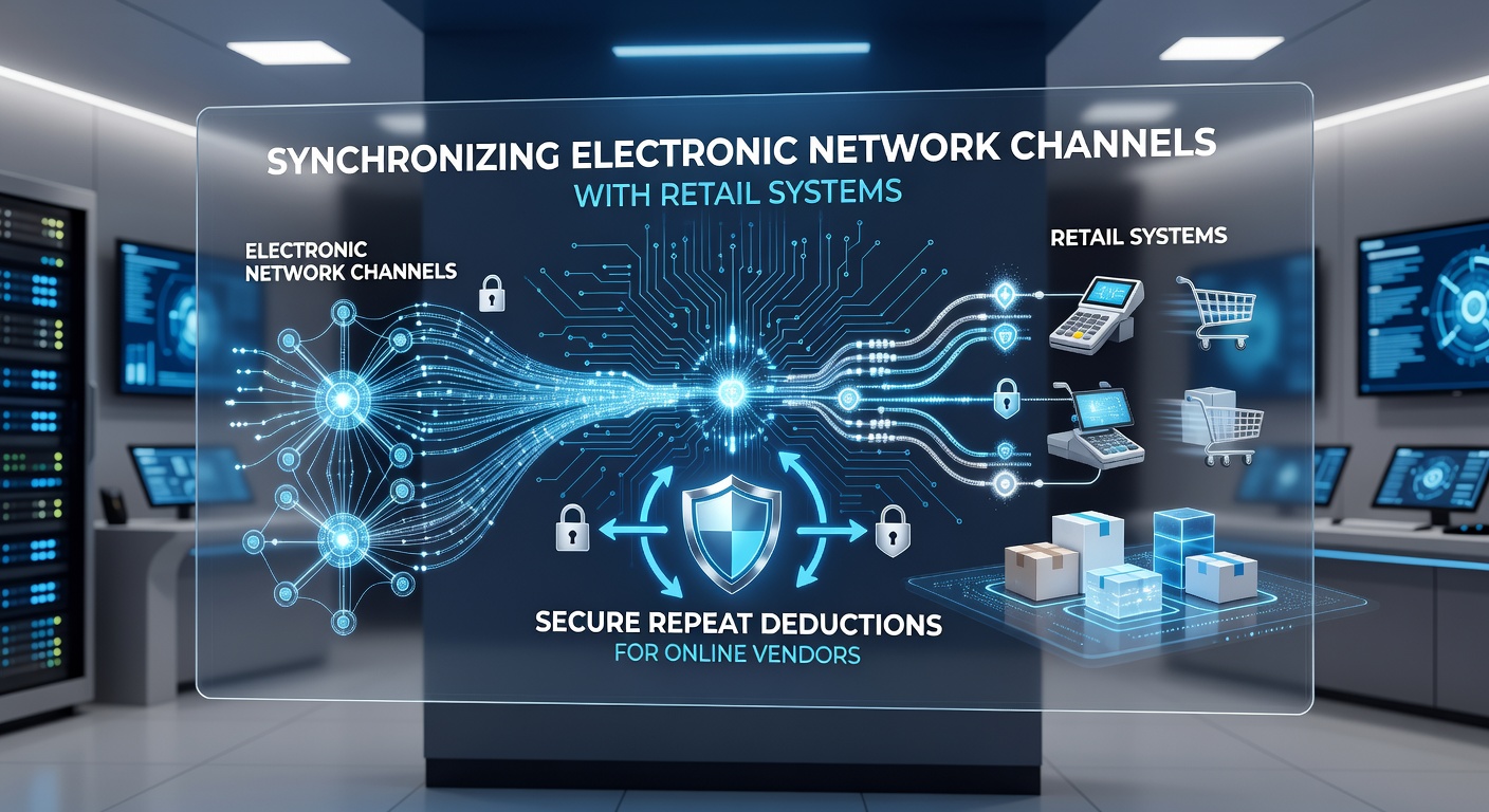 Electronic network channels integrating with retail payment systems for recurring transactions