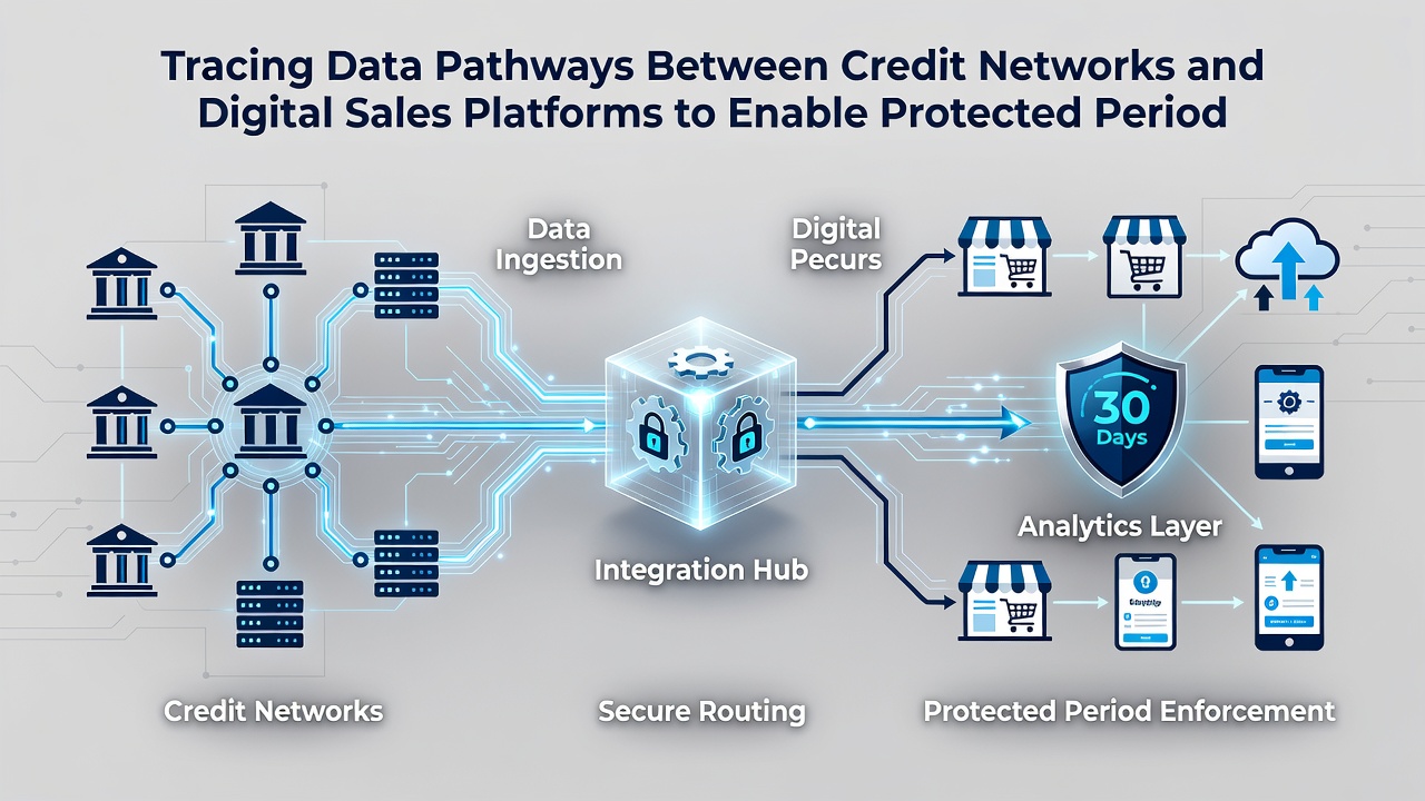 Secure data exchange illustration between banking channels and retail checkout systems