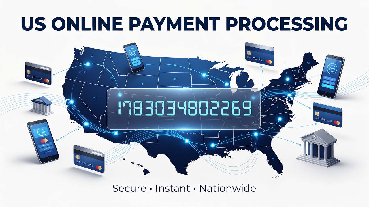 Overview of US online payment processing infrastructure and digital transaction flows